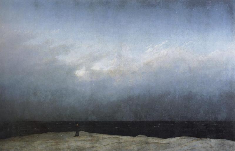 Caspar David Friedrich Monk by the Sea